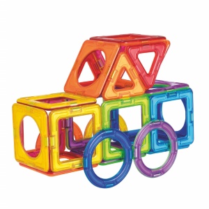 Set magnetic de construit- Magformers Basic Plus 30 set - Img 5