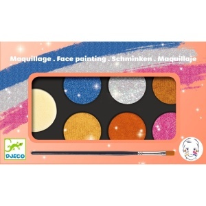 DJ09232-Trusa make-up culori metalice non alergice, Djeco