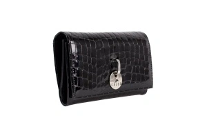 Ženski novčanik crni kroko lak 1548-11 - Img 2