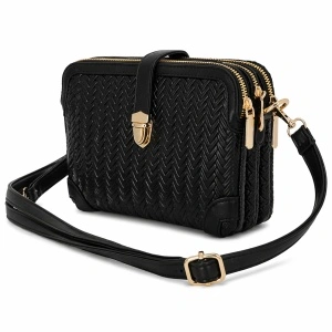 Torba pletenica crna 25953