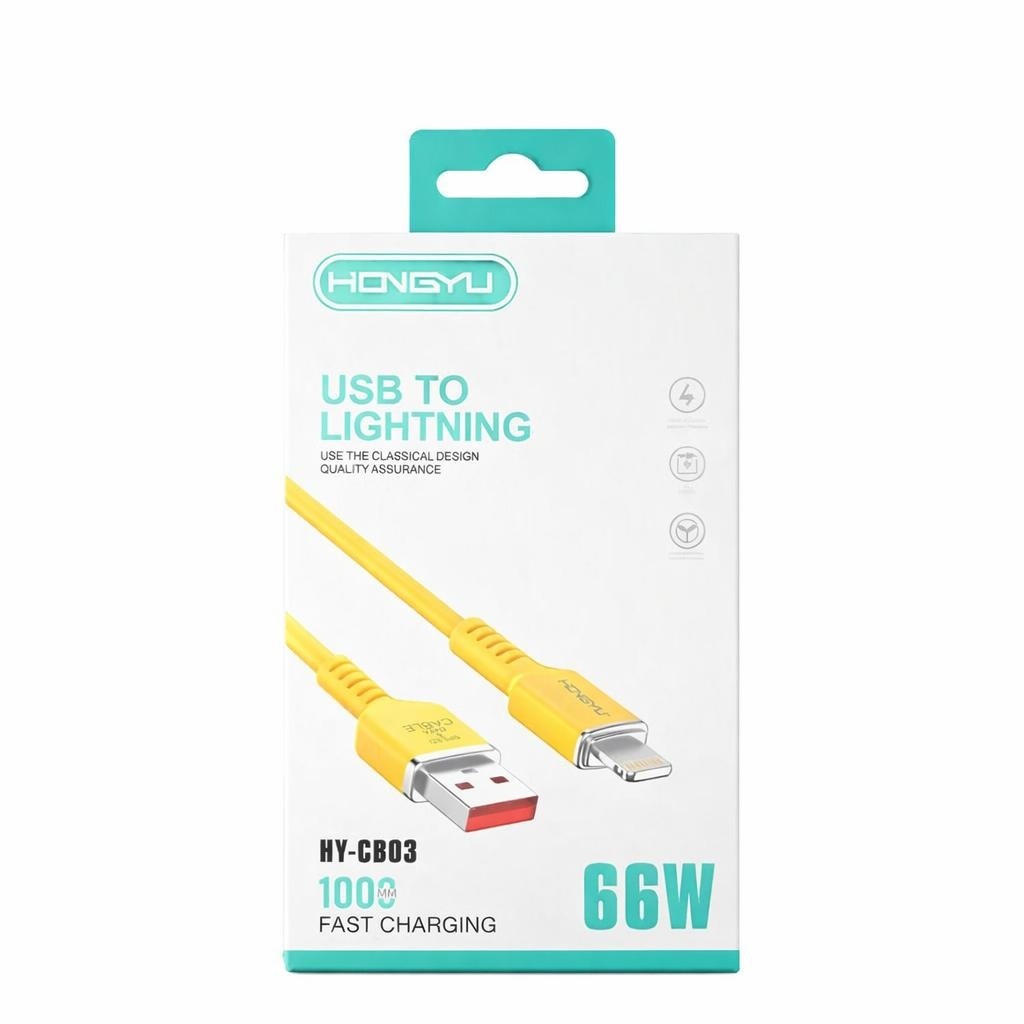 Cablu de Încărcare USB, 66W, Silicon Ultra Moale, Alb, Încărcare Rapidă 3