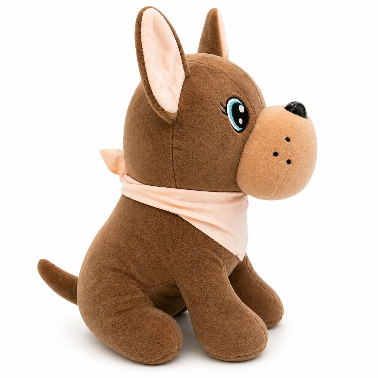 Jucărie de pluș cățeluș maro 30 cm – pluș moale, design adorabil 2