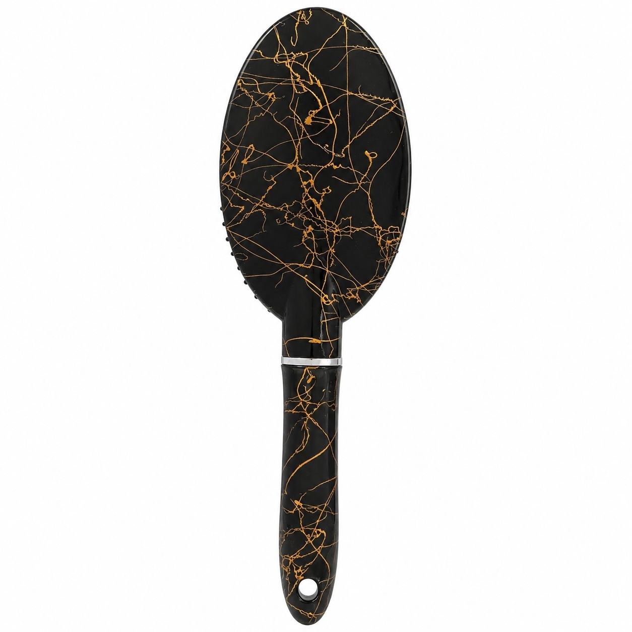 Perie de Păr cu Design Elegant Auriu – Descurcare Delicată și Păr Mătăsos 2