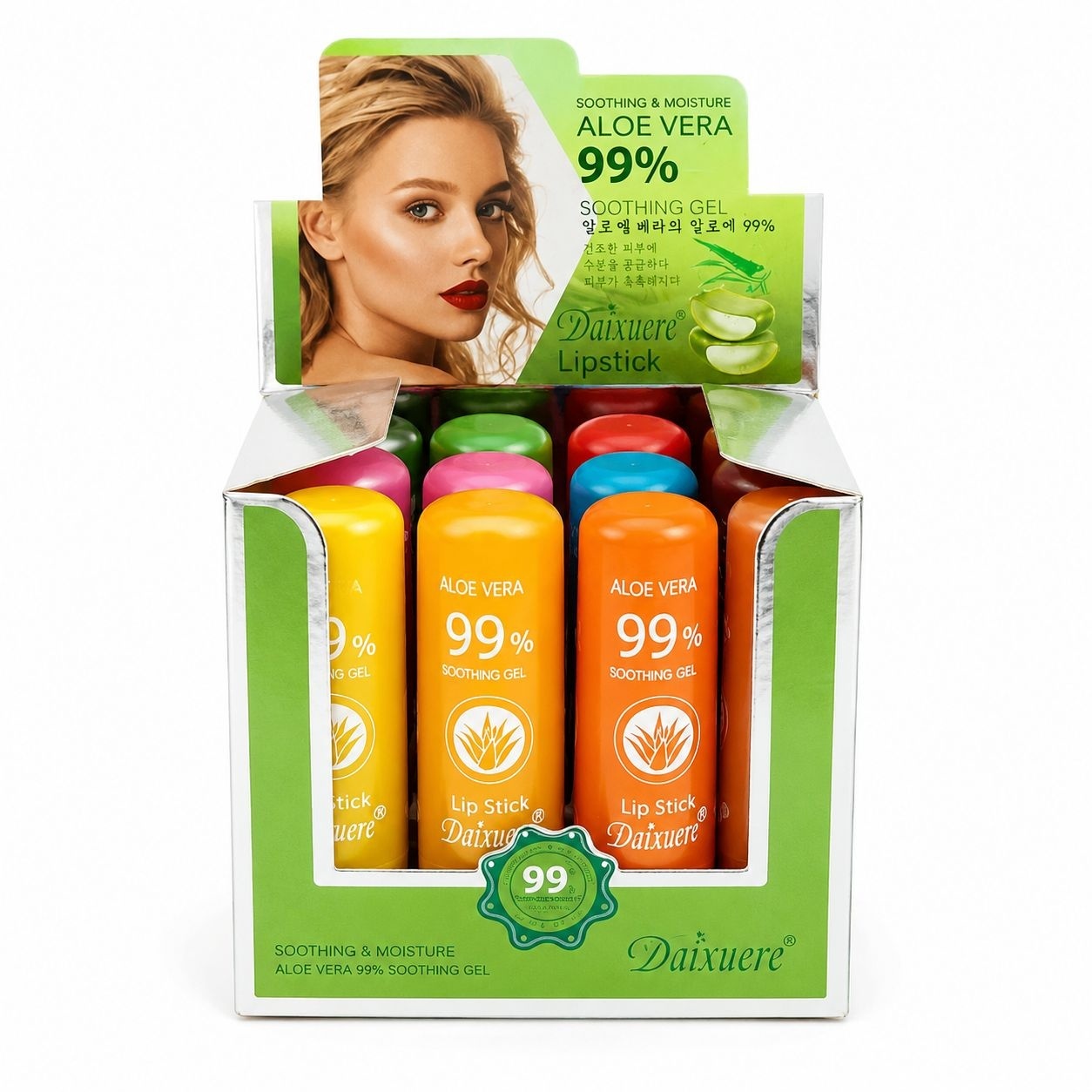 Set 12 Balsam de Buze cu Aloe Vera – Hidratare Intensă și Protecție Zilnică