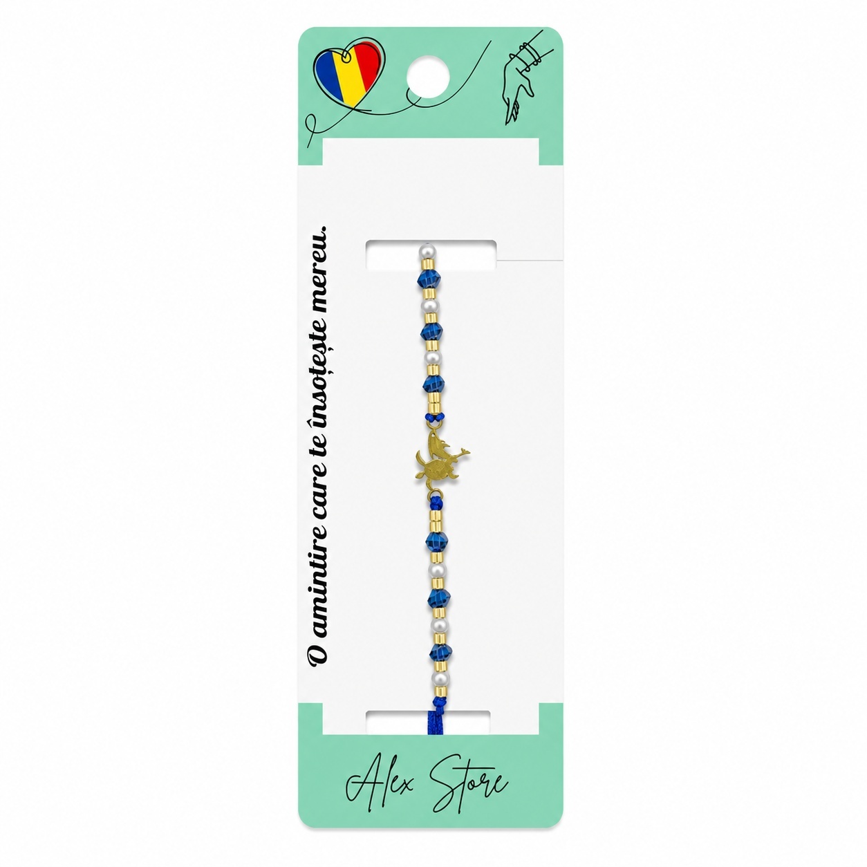 Set 12 Brățări cu Pandantiv Broscuță și Delfin, Reglabile, Multicolore 2
