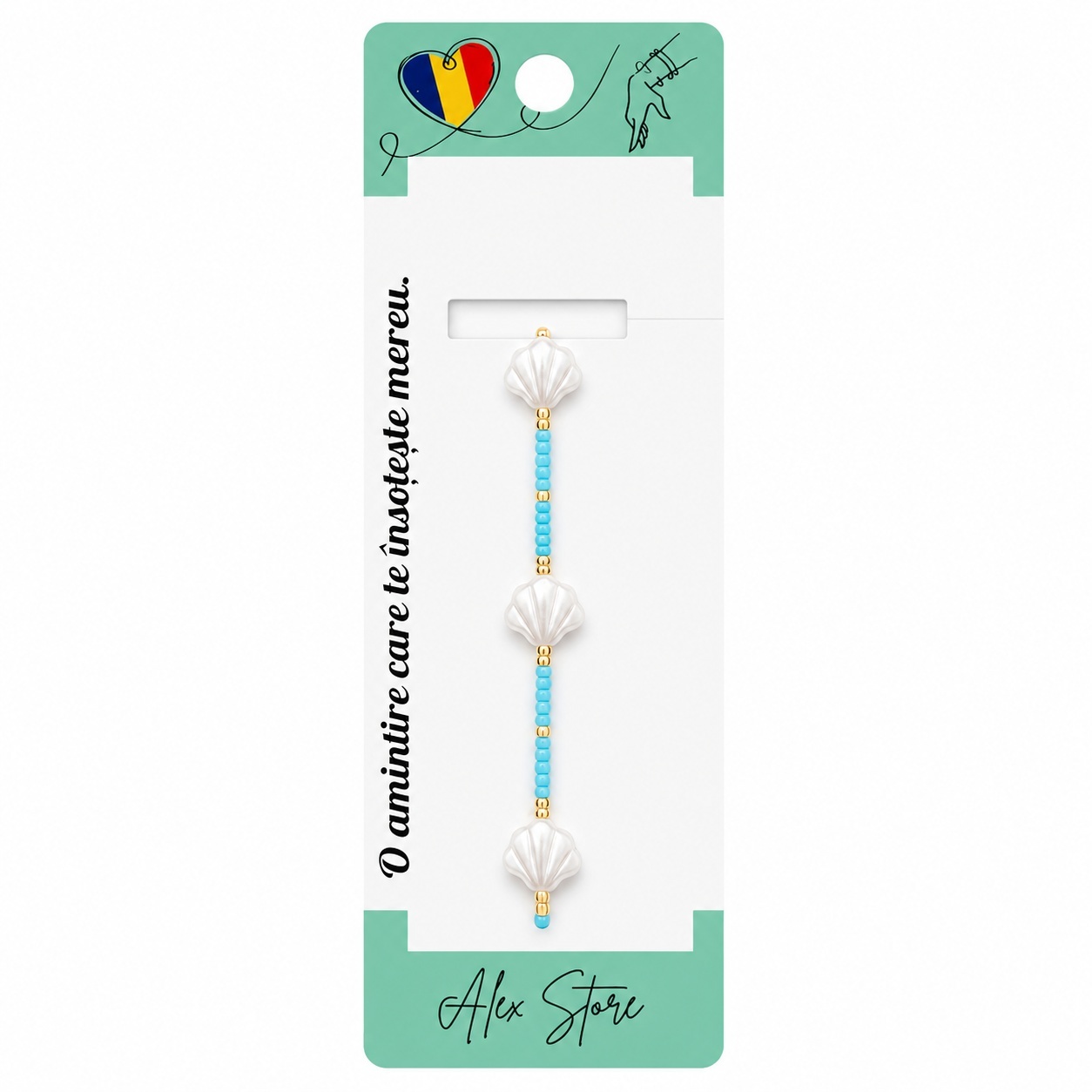 Set 12 Brățări Reglabile cu Pandantive Scoici Perlate – Brățări Elegante de Vară 2