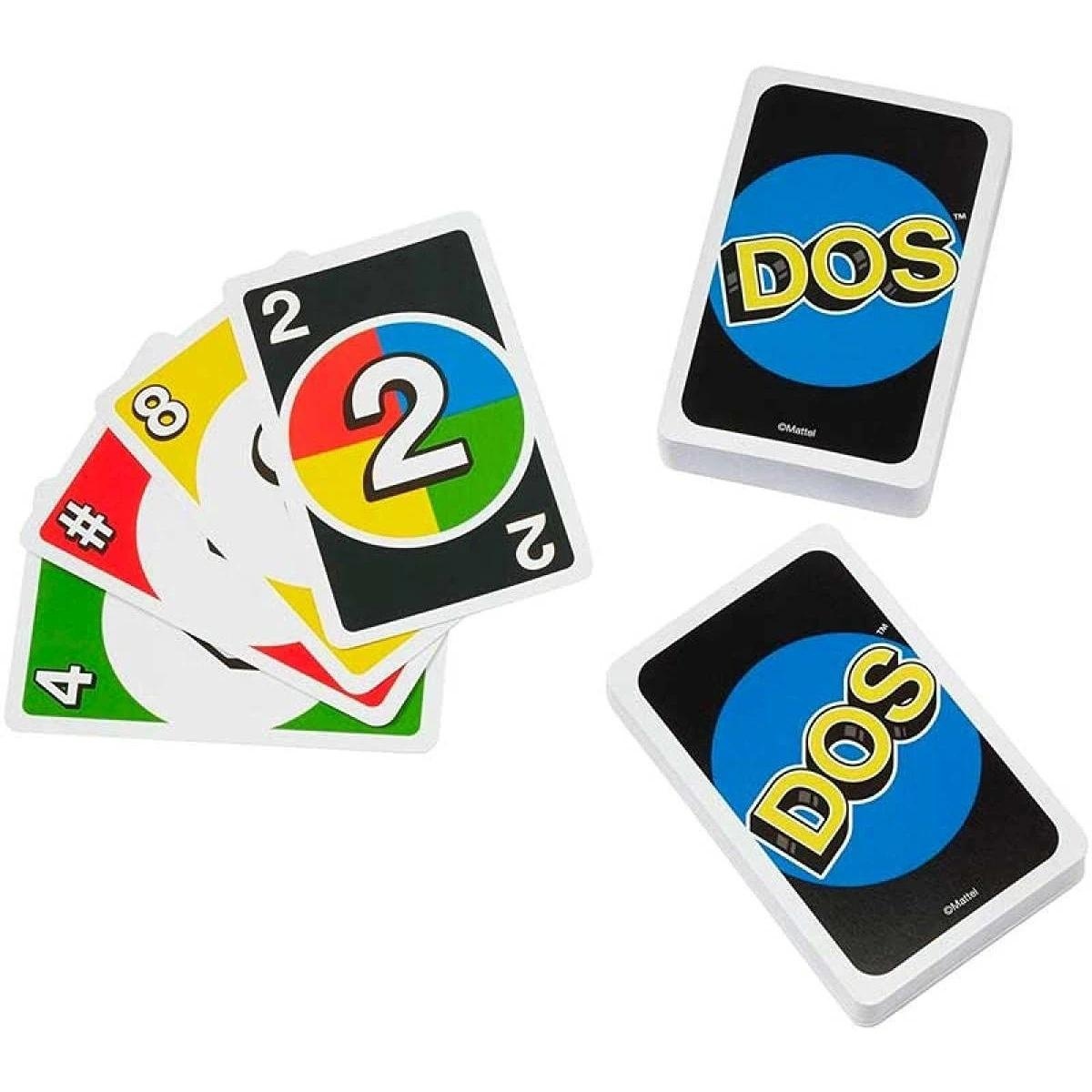Set de cărți de joc DOS, carton, joc educativ și distractiv 2