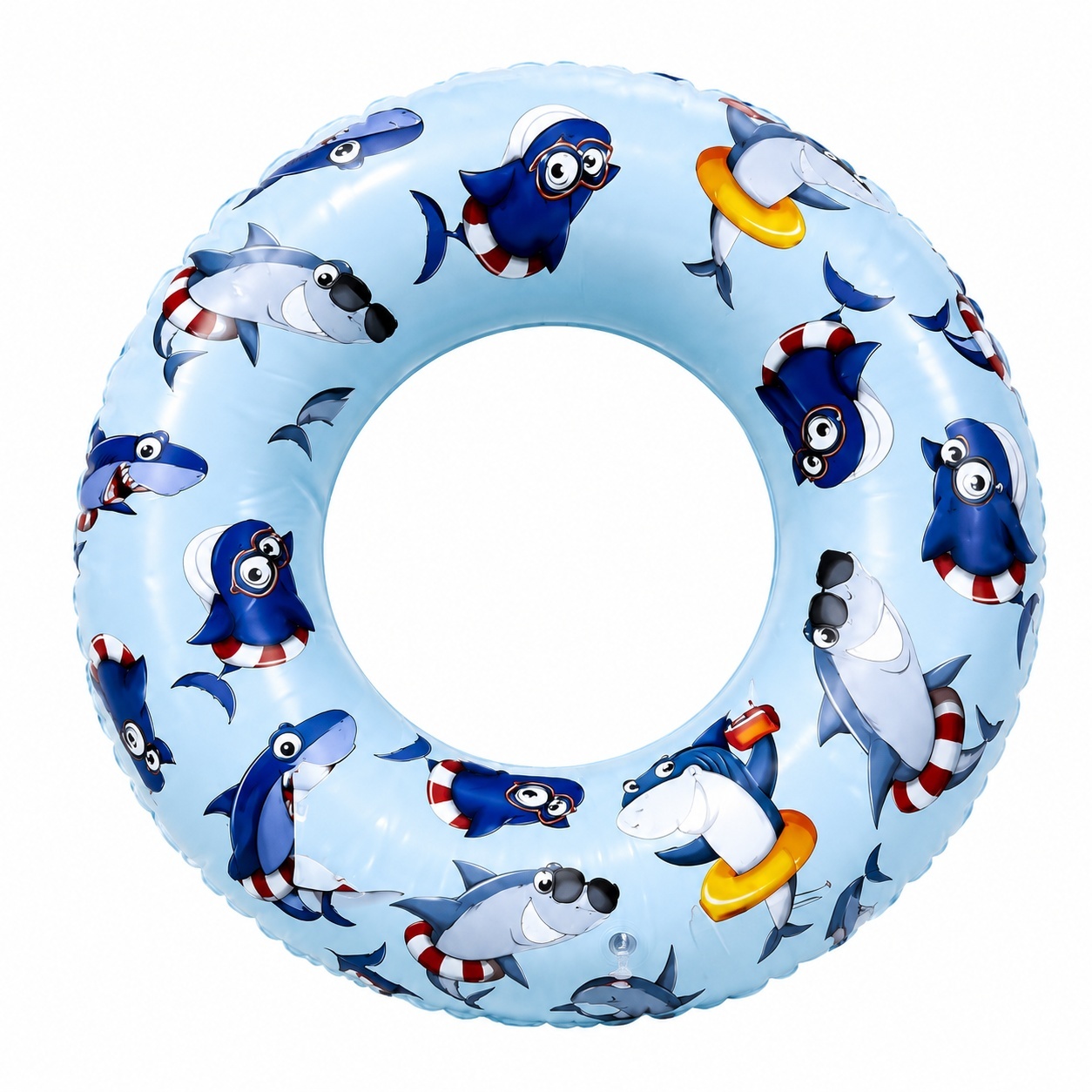 Colac Gonflabil 90 cm cu Rechini – Inel Gonflabil pentru Copii, Piscină și Plajă