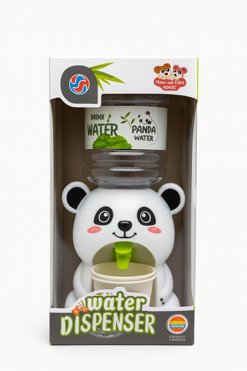 Dispenser Apa pentru Copii Panda 24 cm , Jucarie cu Pahar Inclus 2