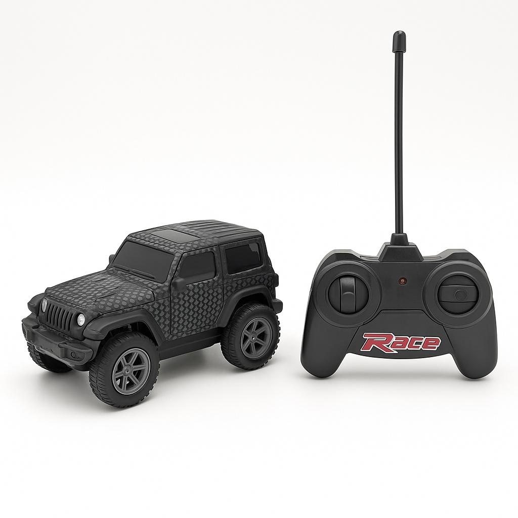 Masina Radio Control R C Off-Road Model Checkerboard , Jucarie Copii Reflexe Viteza