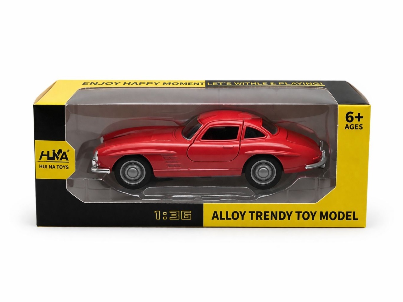 Masinuta metalica retro coupe rosu, model clasic 15 cm 2