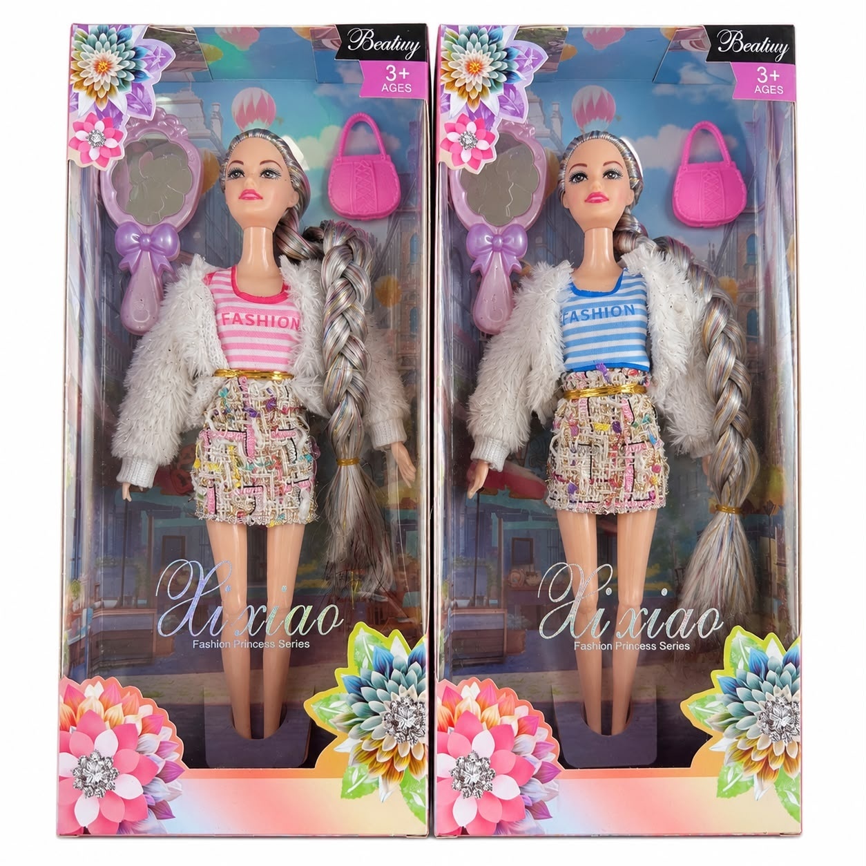 Păpușă Fashion pentru Fetițe 3+ cu Accesorii – Model Aleatoriu, Păr Lung și Ținută Elegantă 3