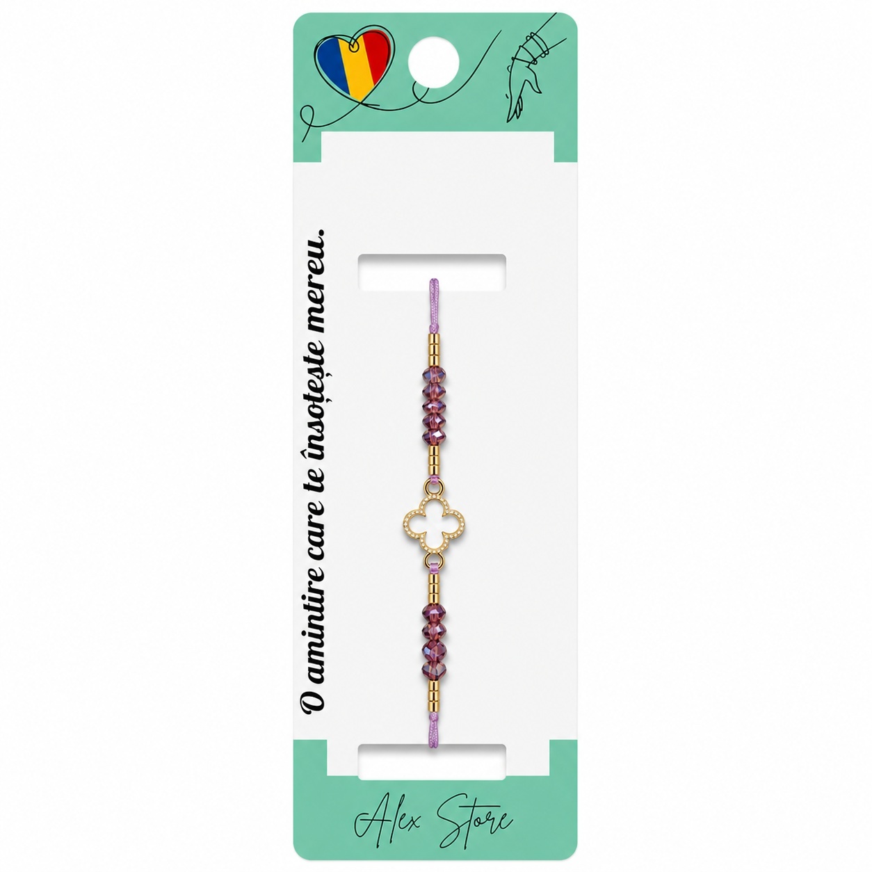 Set 12 Brățări Reglabile cu Pandantiv Trifoi – Mărgele Colorate, Accesorii Elegante 2