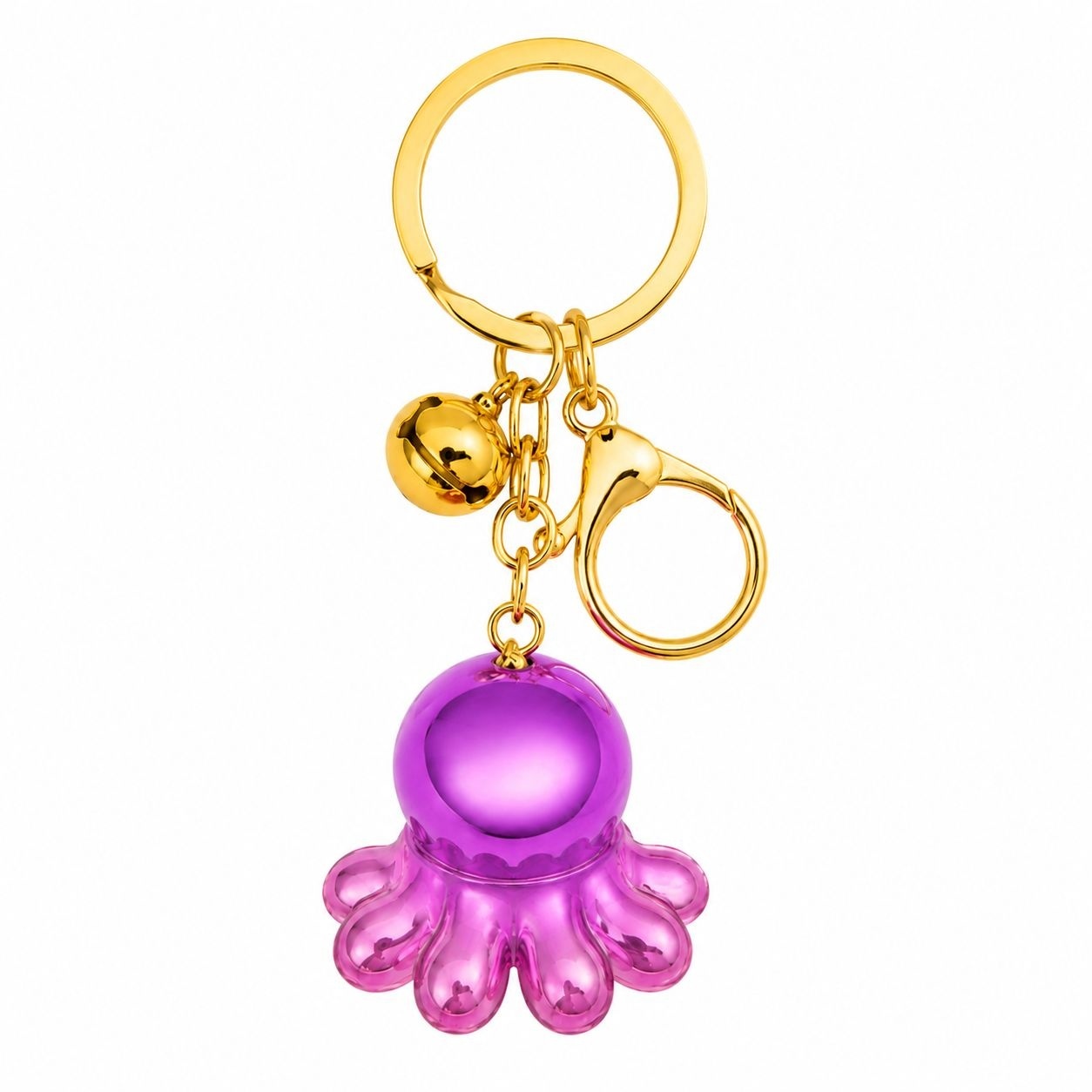 Set 12 Brelocuri Caracatiță 4 cm – Mix Culori, Accesorii Drăguțe pentru Chei, Ghiozdan și Geantă 2