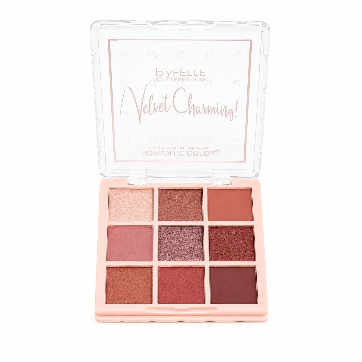 Set 12 Palete Farduri de Pleoape Romantic Color Velvet Charming – 9 Nuanțe Mate și Sidefate 2
