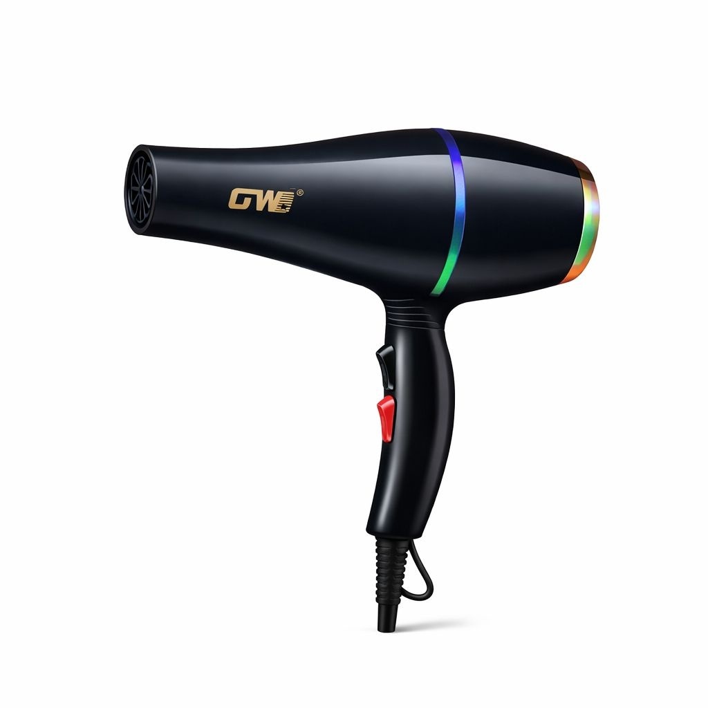 Uscător de Păr Profesional TW, Plastic, 1300W, 2 Viteze, Culoare Negru 2