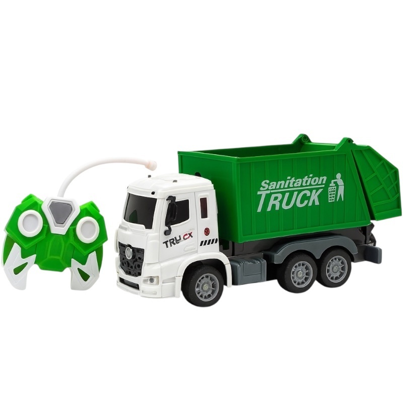 Camion de salubritate cu radiocomanda, Sanitation Truck, jucarie pentru copii