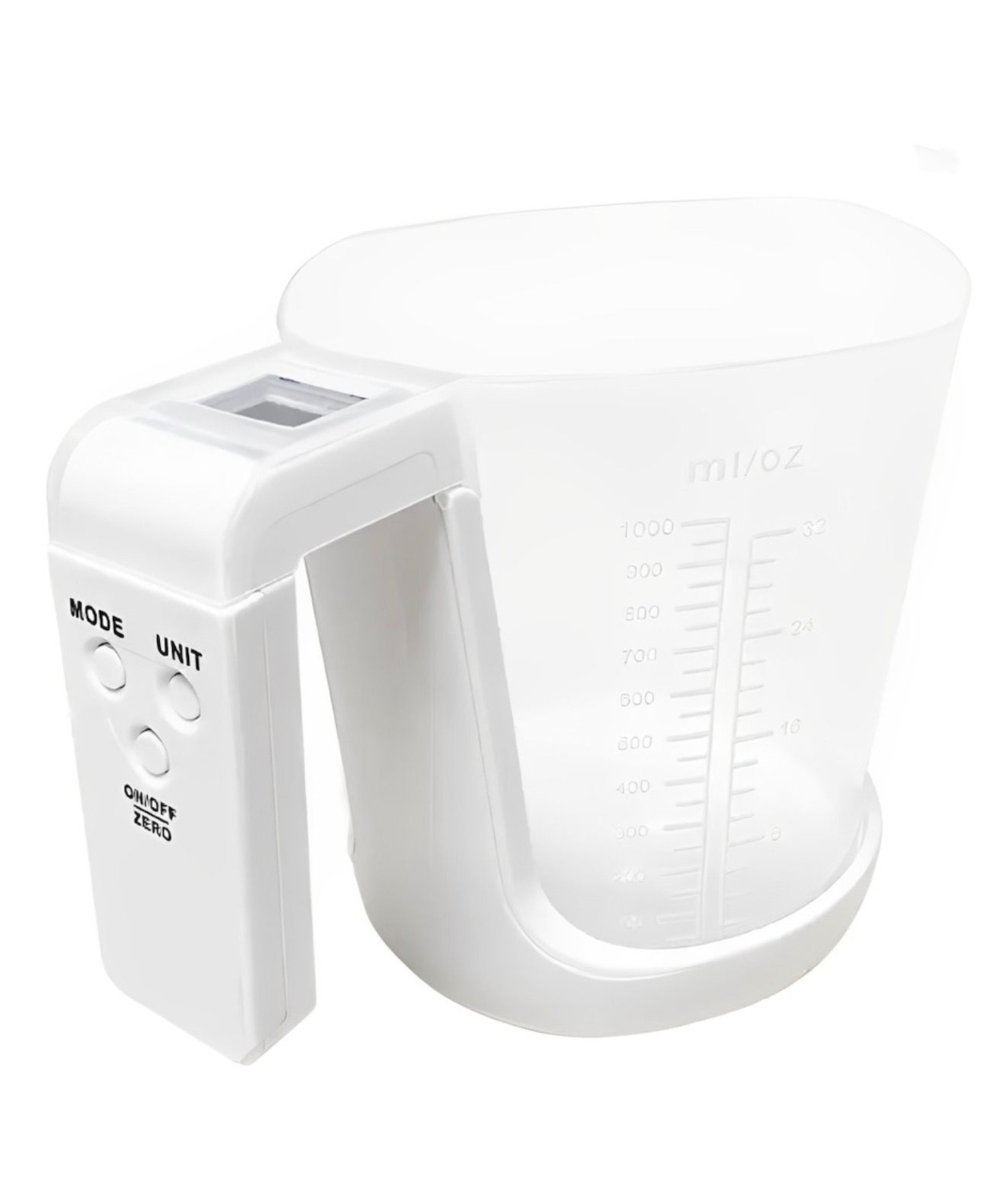 Cântar electronic cupe de măsurare, plastic transparent, LCD, capacitate 5000g/11lb, 26x18.5 cm 4