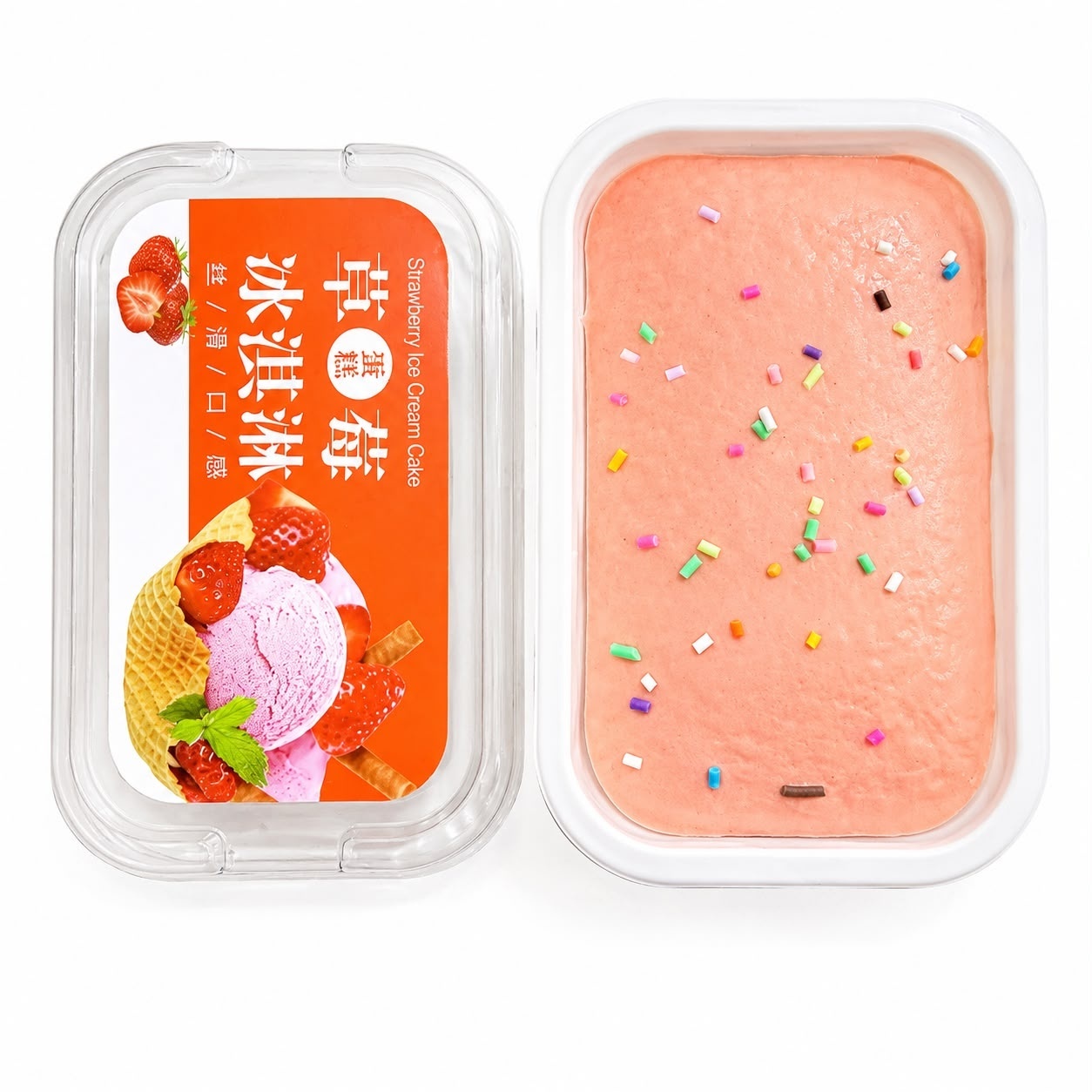Jucărie Antistres Squishy Înghețată Ice Cream Cake 9 x 6 cm, Model Aleatoriu 4
