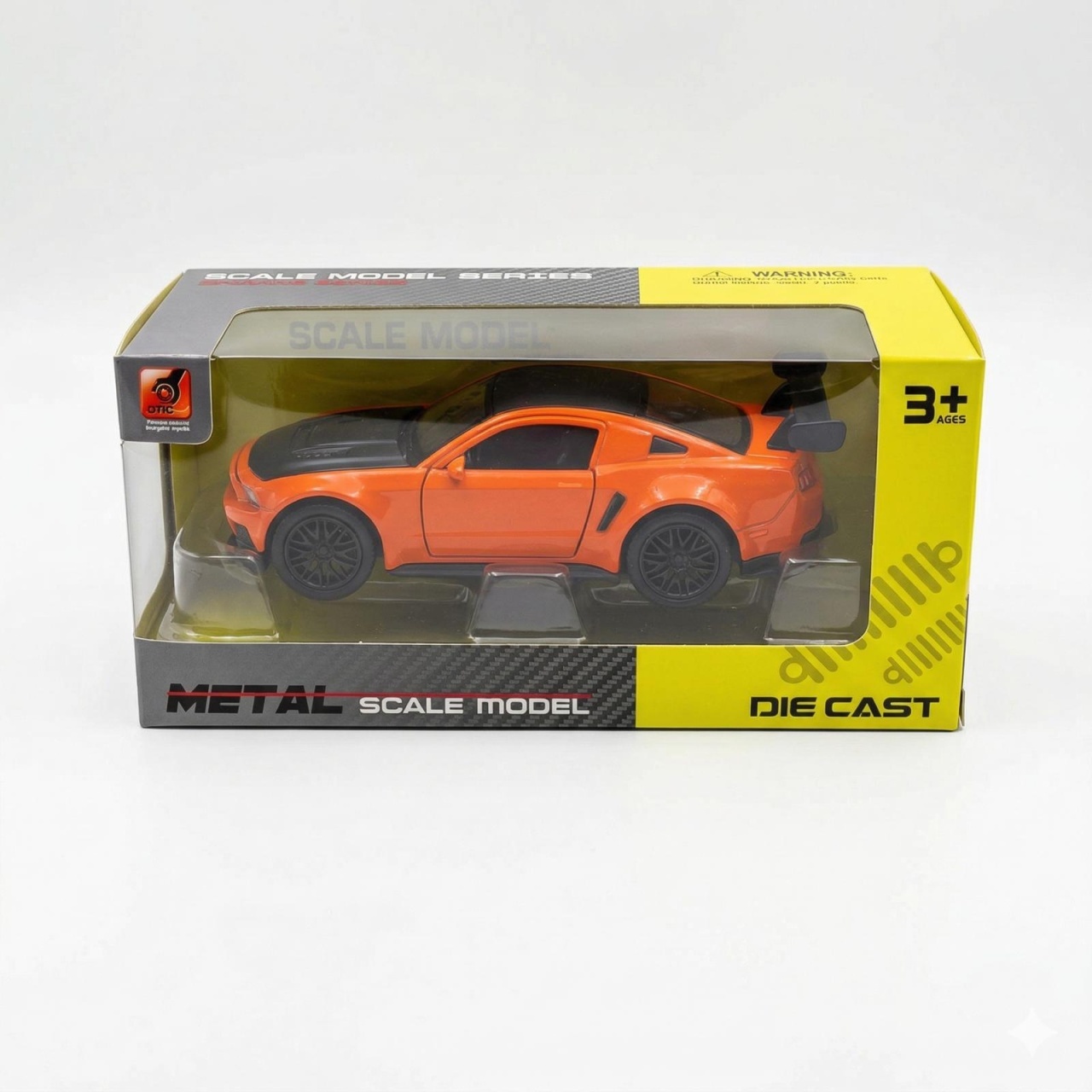 Masinuta metalica sport portocalie macheta auto die cast 15.5 cm 2