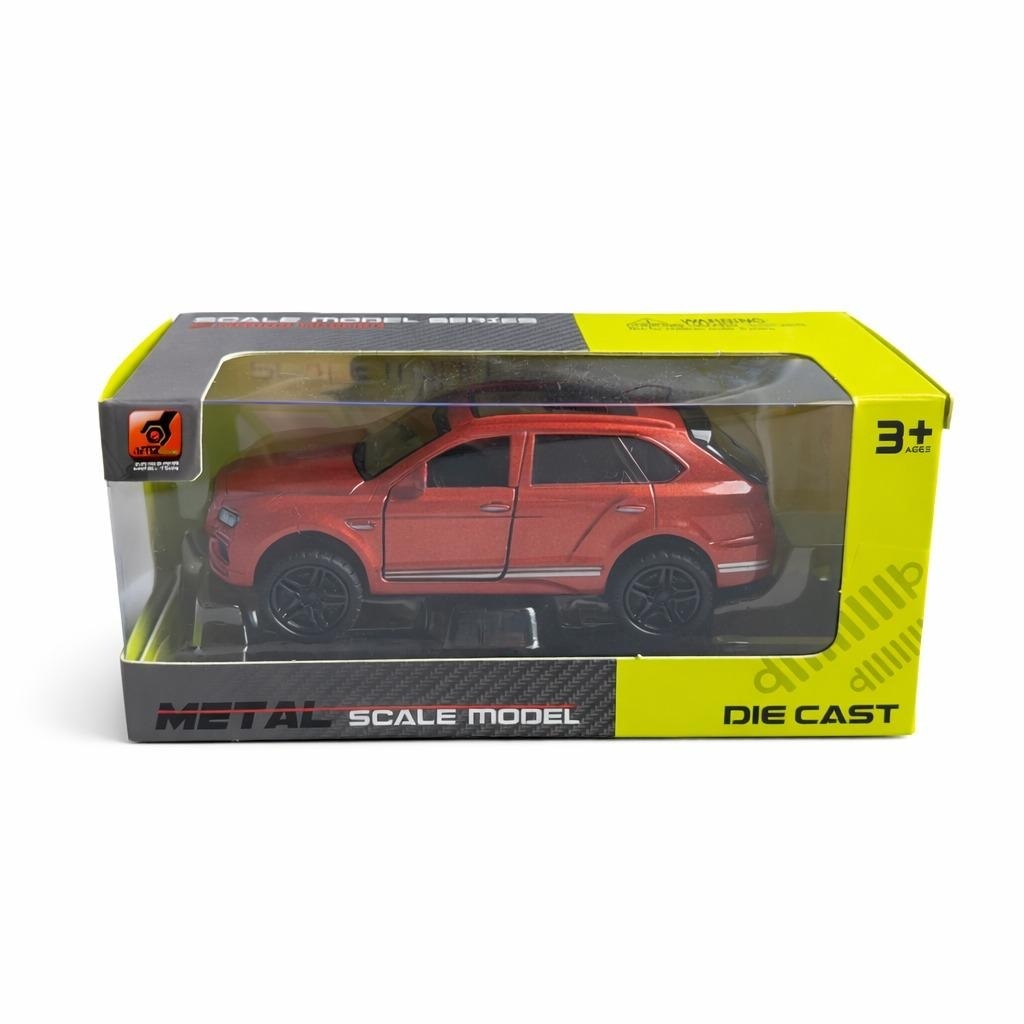 Masinuta metalica SUV grena, die cast, 15.5x7 cm, model realist cu usi functionale 2