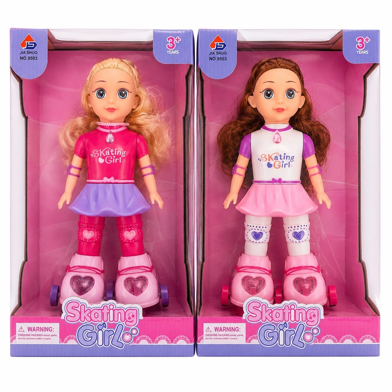 Păpușă Skating Girl cu Role, Model Aleatoriu – Păpușă pentru Fetițe 3+ Ani 2