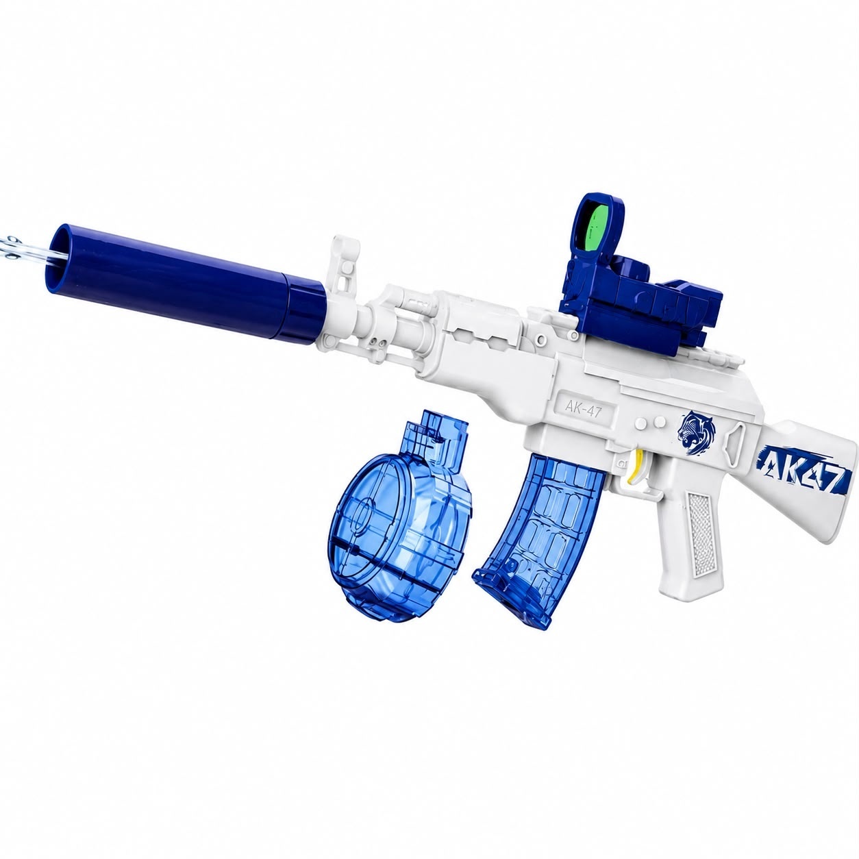 Pistol cu Apă AK47 pentru Copii 3+, Rezervor Mare 550 ml, Rază 8-10 m, Model Aleatoriu 3