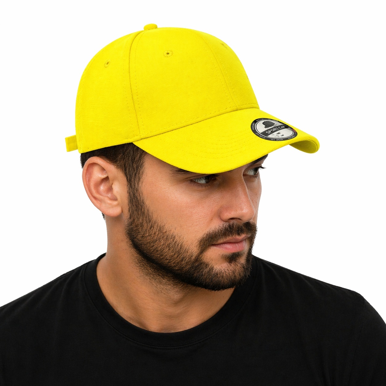 Sapca galben neon reglabila unisex, stil casual 3
