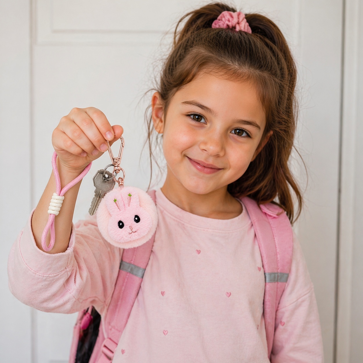 Set 12 oglinzi de plus 8 cm, breloc pufos modele adorabile 3