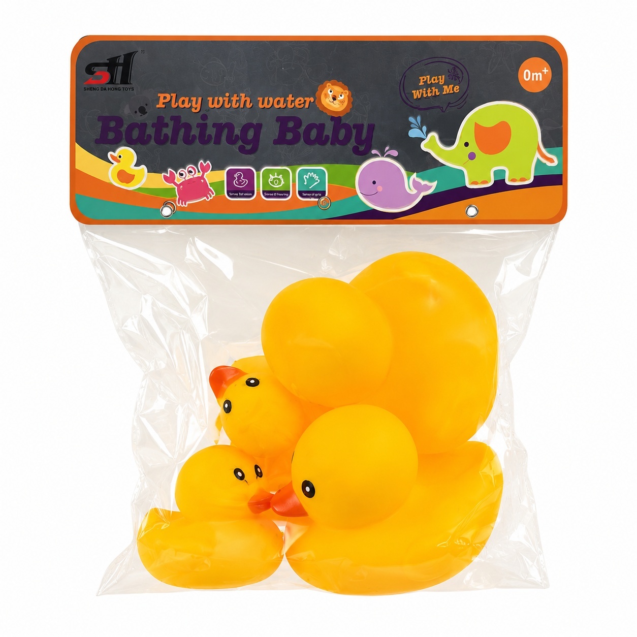Set 4 Ratuste de Apa pentru Baie, 2 mari 10cm si 2 mici 6cm