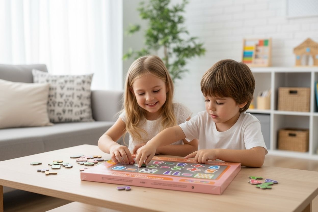 Set Magnetic Educativ cu Puzzle Matematic si Tablita de Scris , Digital Topics, 22.5x16.5cm 2
