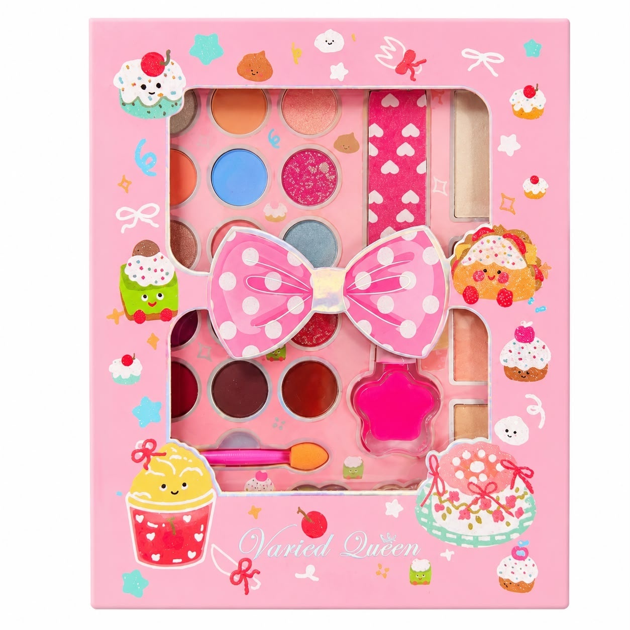 Trusă Machiaj pentru Copii Profesional Makeup – Set Cosmetice pentru Fetițe, Paletă Farduri 2
