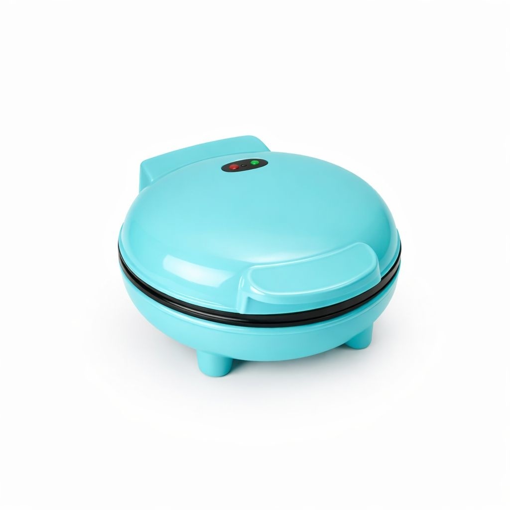 Aparat pentru preparat mini gogoși SX-717, plastic, compact, culoare turcoaz