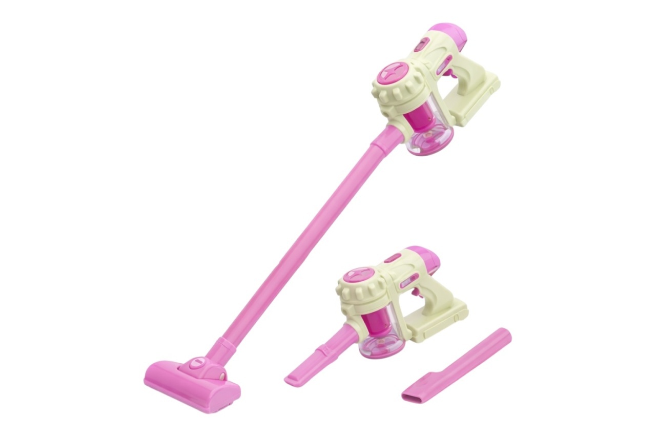Aspirator vertical de jucărie 3-în-1 cu sunete, 19x32,5x9 cm, plastic 2