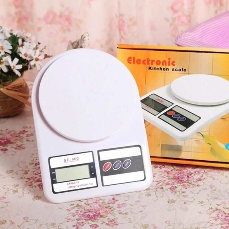 Cântar de Bucătărie Electronic, Alb, Plastic, Afișaj Digital, Capacitate 5 kg 4