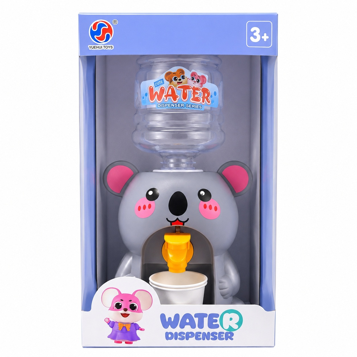 Dispenser apa jucarie copii model koala, cu pahar inclus, distractiv si educativ 28.5x14 cm