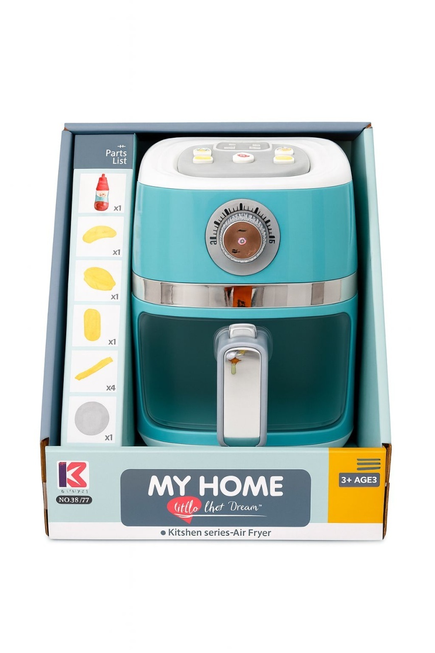 FRITEUZA AIR FRYER JUCARIE CU ACCESORII MY HOME, 23x20x17cm 2