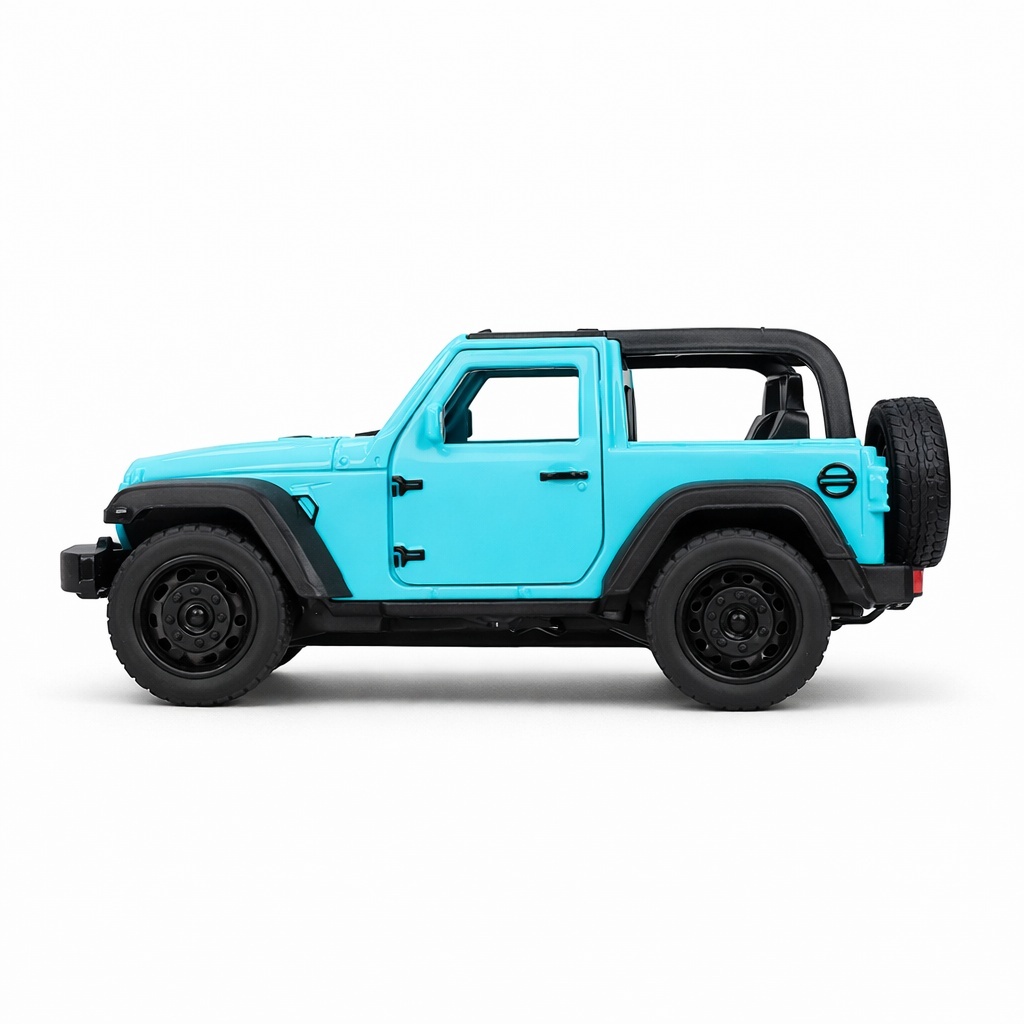 Masinuta metalica SUV off-road albastra, 15.5x7 cm, usi functionale