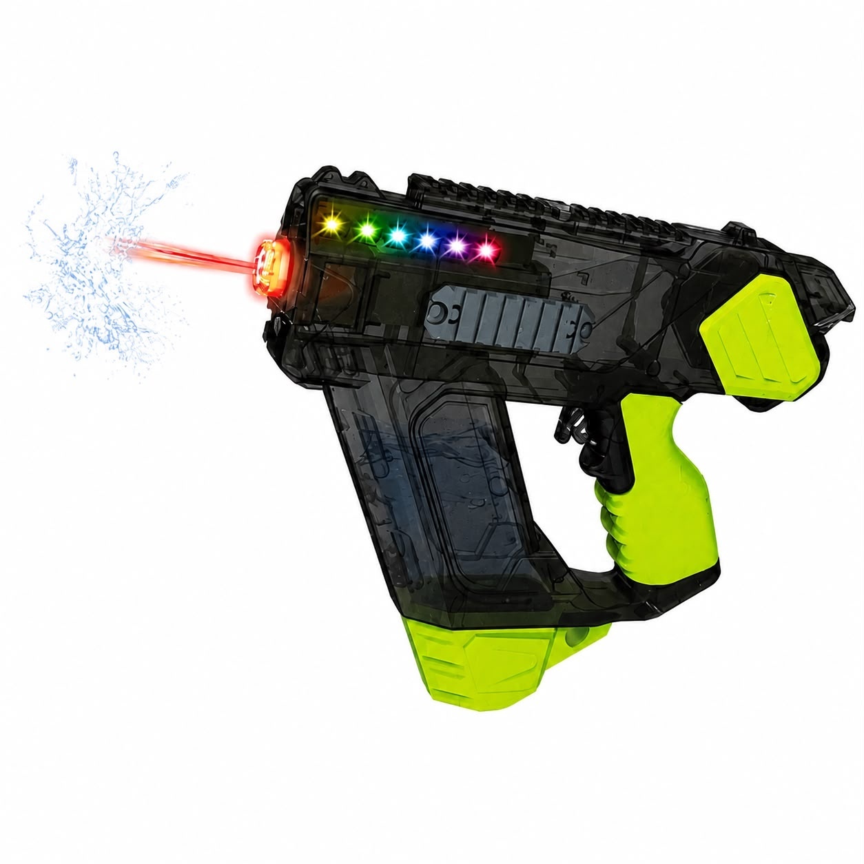 Pistol cu Apă Electric pentru Copii, Acumulator Reîncărcabil USB, Lumini LED, Rezervor 205 ml, Culoare Aleatorie 3