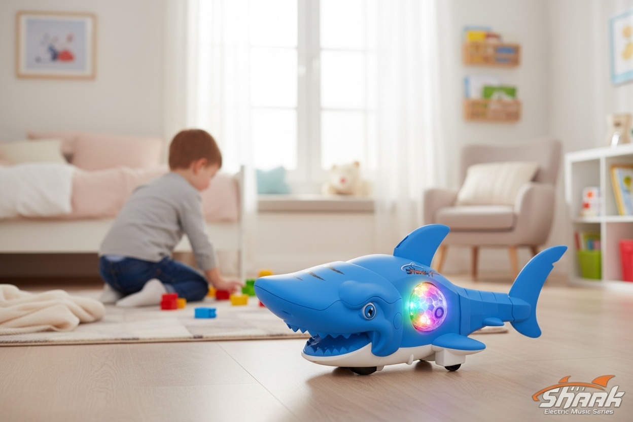 Rechin Electric cu Lumini si Muzica , 21 cm, Electric Music Series 4