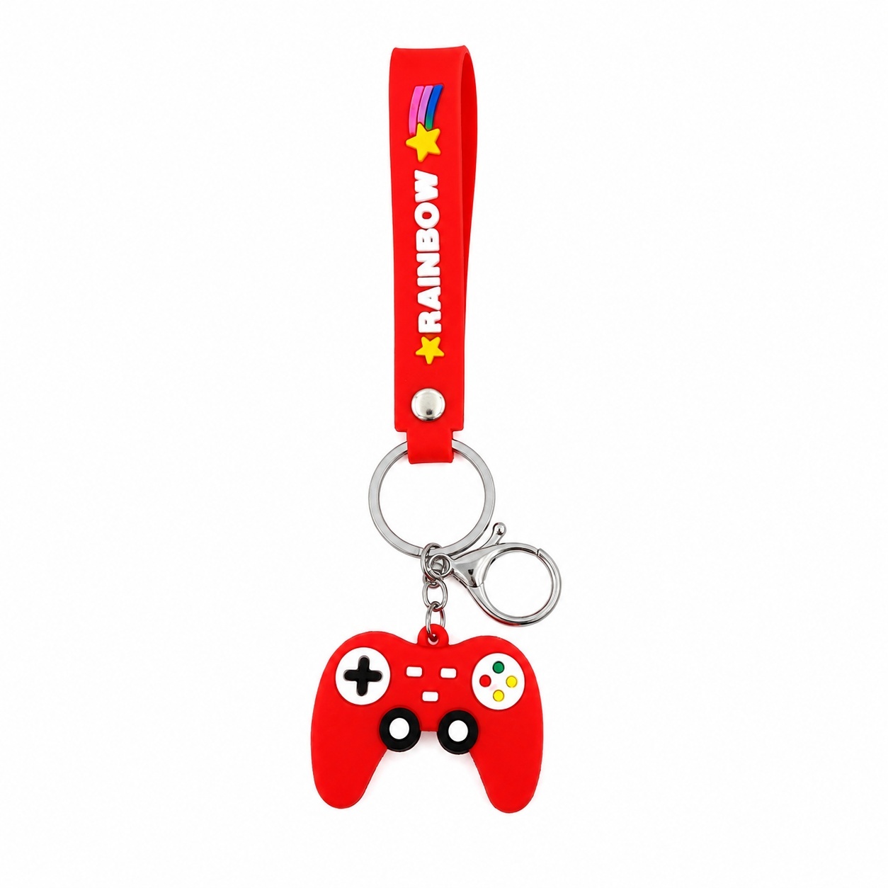 Set 12 Brelocuri Controller Gaming 4 cm pentru Chei și Ghiozdan – Diverse Culori 2
