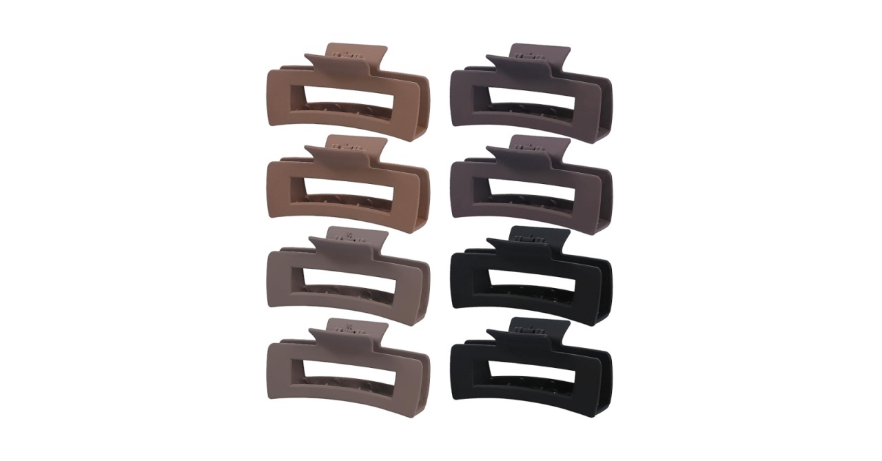 Set 12 Cleme Par 11cm Matte Neutre , Accesorii Rezistente pentru Par Lung