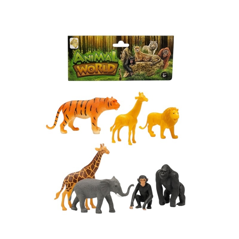 Set Animale Salbatice , Animal World , Figurine 13 cm