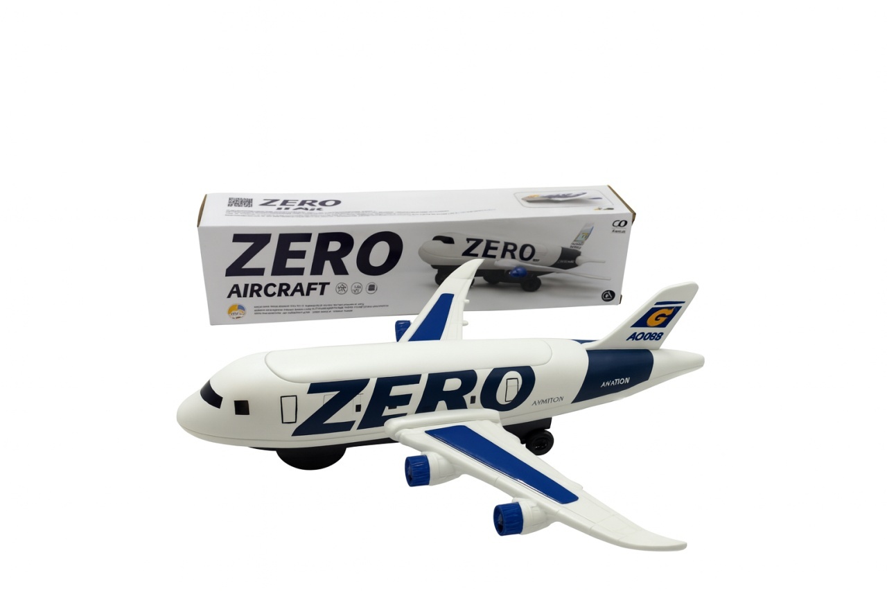 Avion ZERO Aircraft , 33 cm, se ridica singur, lumini si sunete