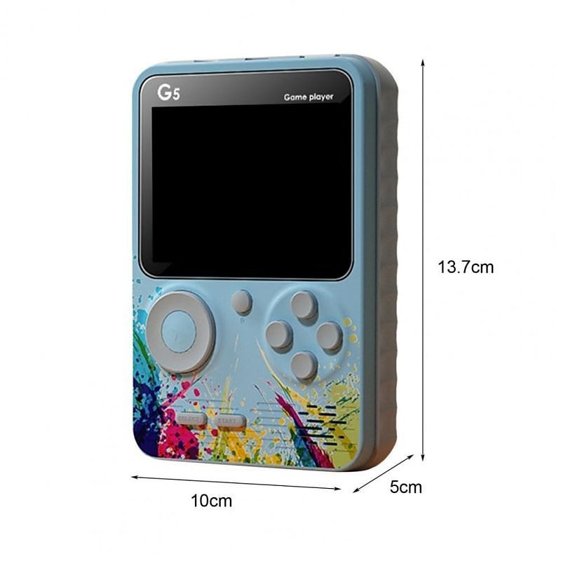 Consola portabila jocuri retro G5, ecran color, mini game player cu jocuri clasice 2