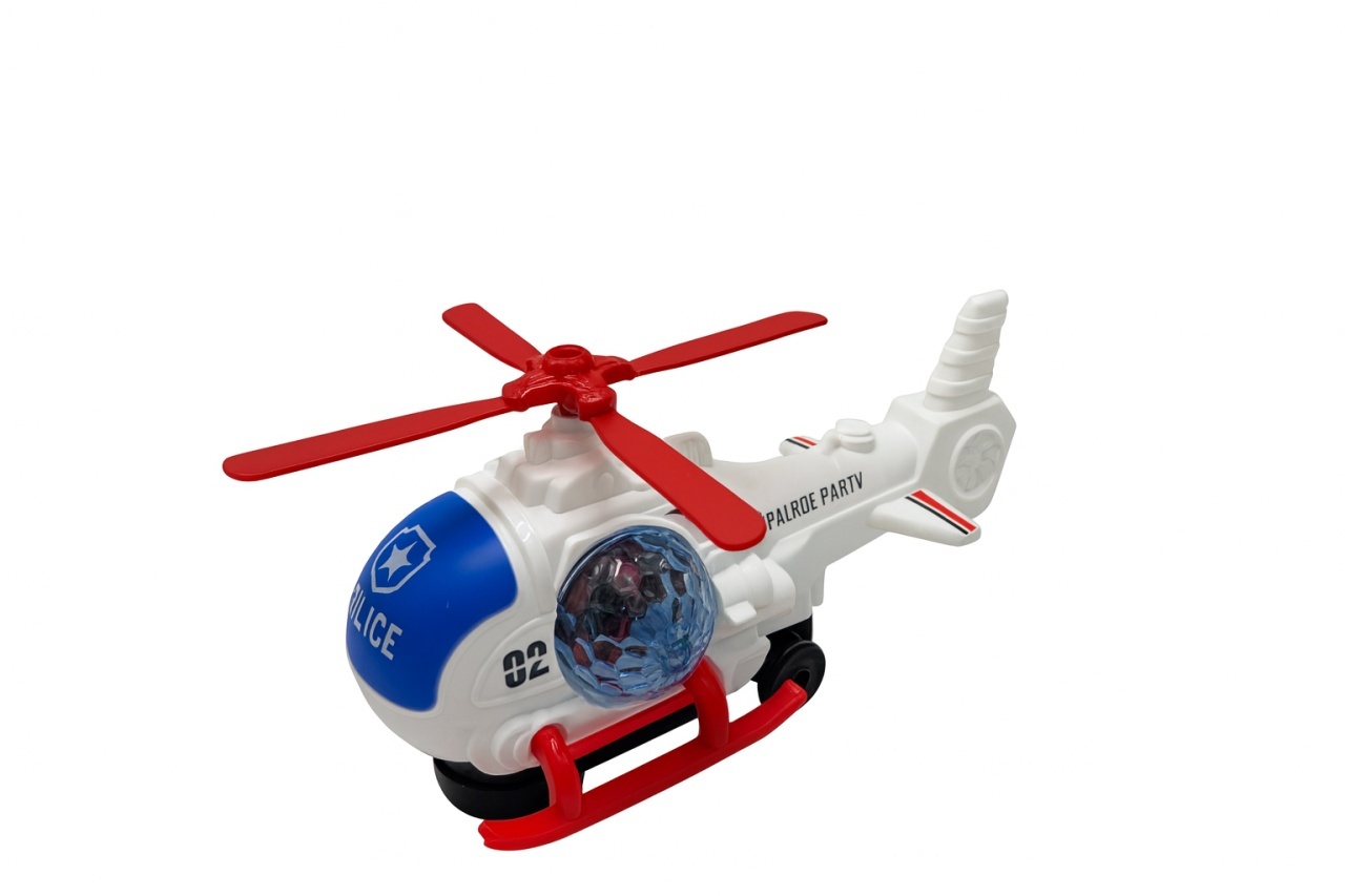 Elicopter Police 19.5x10 cm , Scoate Fum, Lumini, Sunete 2