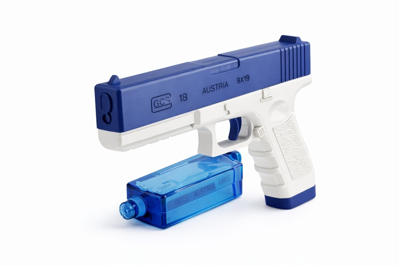 Pistol de apa pentru copii Water Gun cu rezervor detasabil, model electric