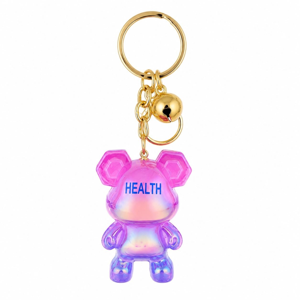 Set 12 Brelocuri Ursuleț 5,5 cm – Mix Culori Iridescente, Accesorii pentru Chei și Ghiozdan 2