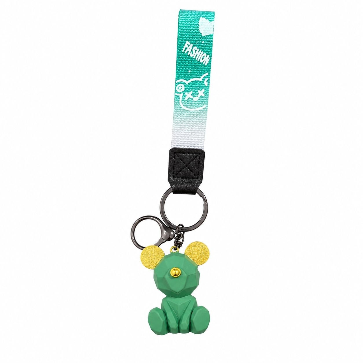 Set 12 Brelocuri Ursuleț Fashion 5 cm – Mix Culori, Accesorii Colorate pentru Chei și Ghiozdane 2