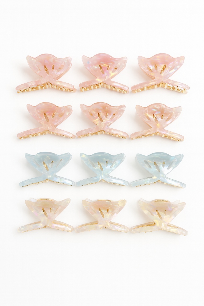 Set 12 Cleme Par 13cm Metal Sidefat , Accesorii Elegante Premium